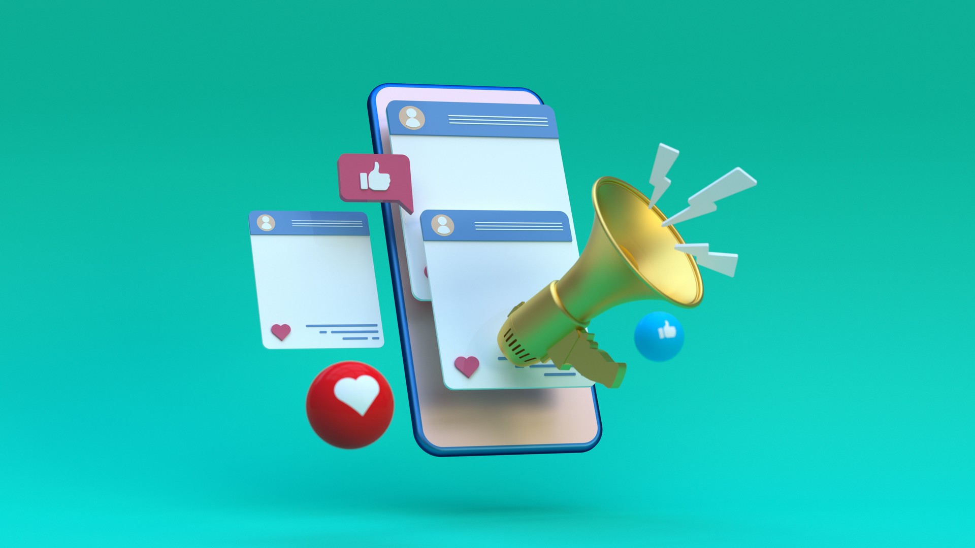 Social Media Marketing Engagement Icons